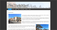 Desktop Screenshot of free-trade-wharf.co.uk