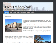 Tablet Screenshot of free-trade-wharf.co.uk